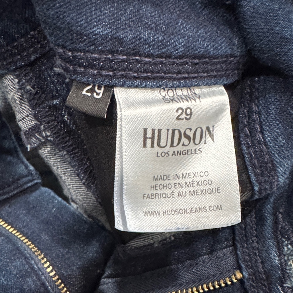 Hudson Jeans Men's Deep Navy Skinny Fit - Picture 6 of 6